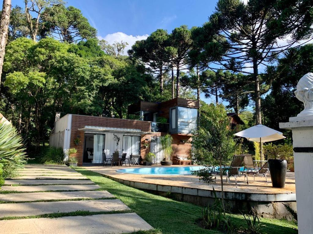 Casa De Campo Em Gramado Esterno foto